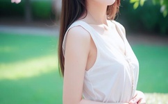 夏季短袖女生乳突图片